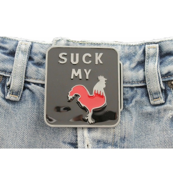 chicken belt buckle